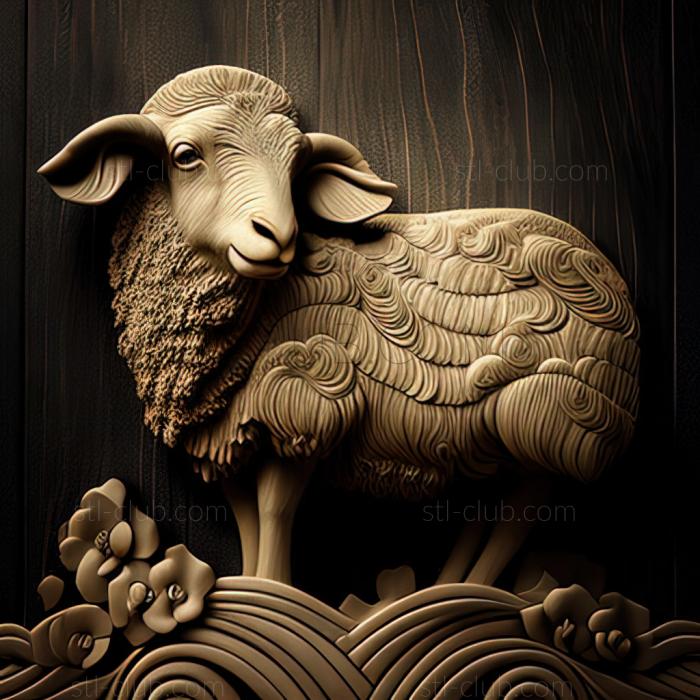 3D model st sheep (STL)